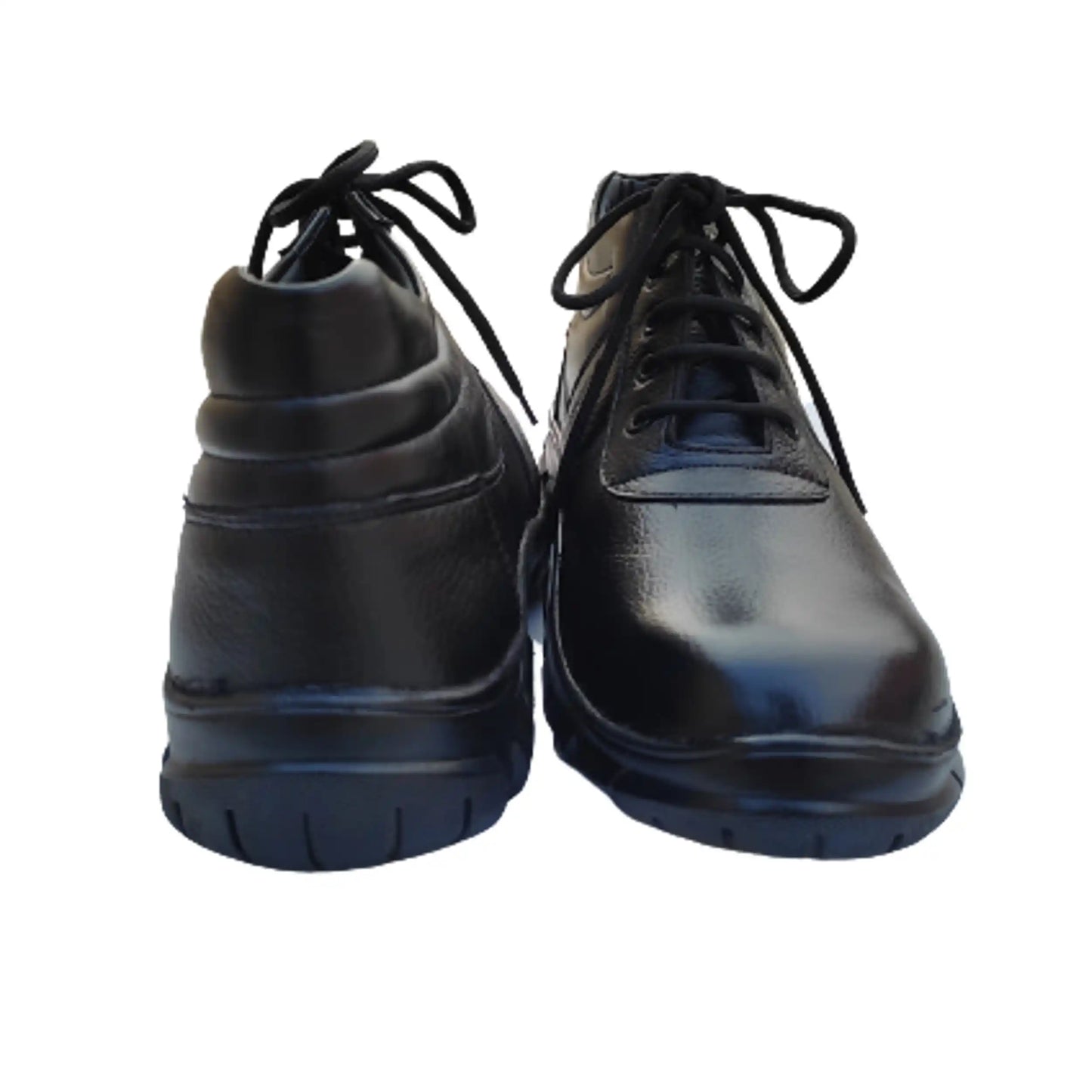 Men Genuine Leather Combat Boots Heavy Duty Ankle Shoes