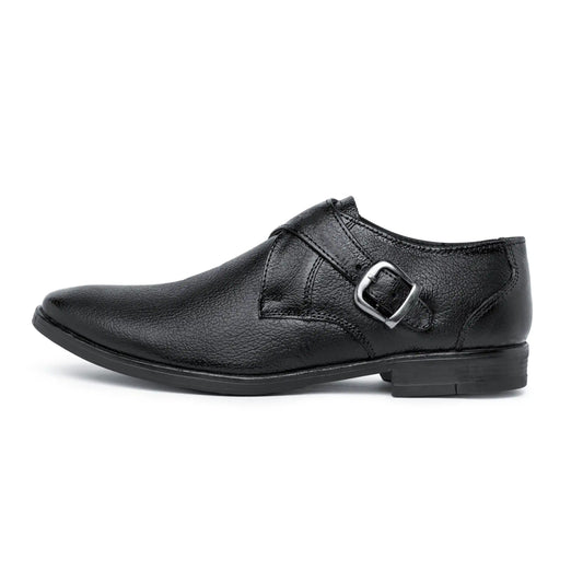 Genuine Leather Monk Strap Shoes for Men