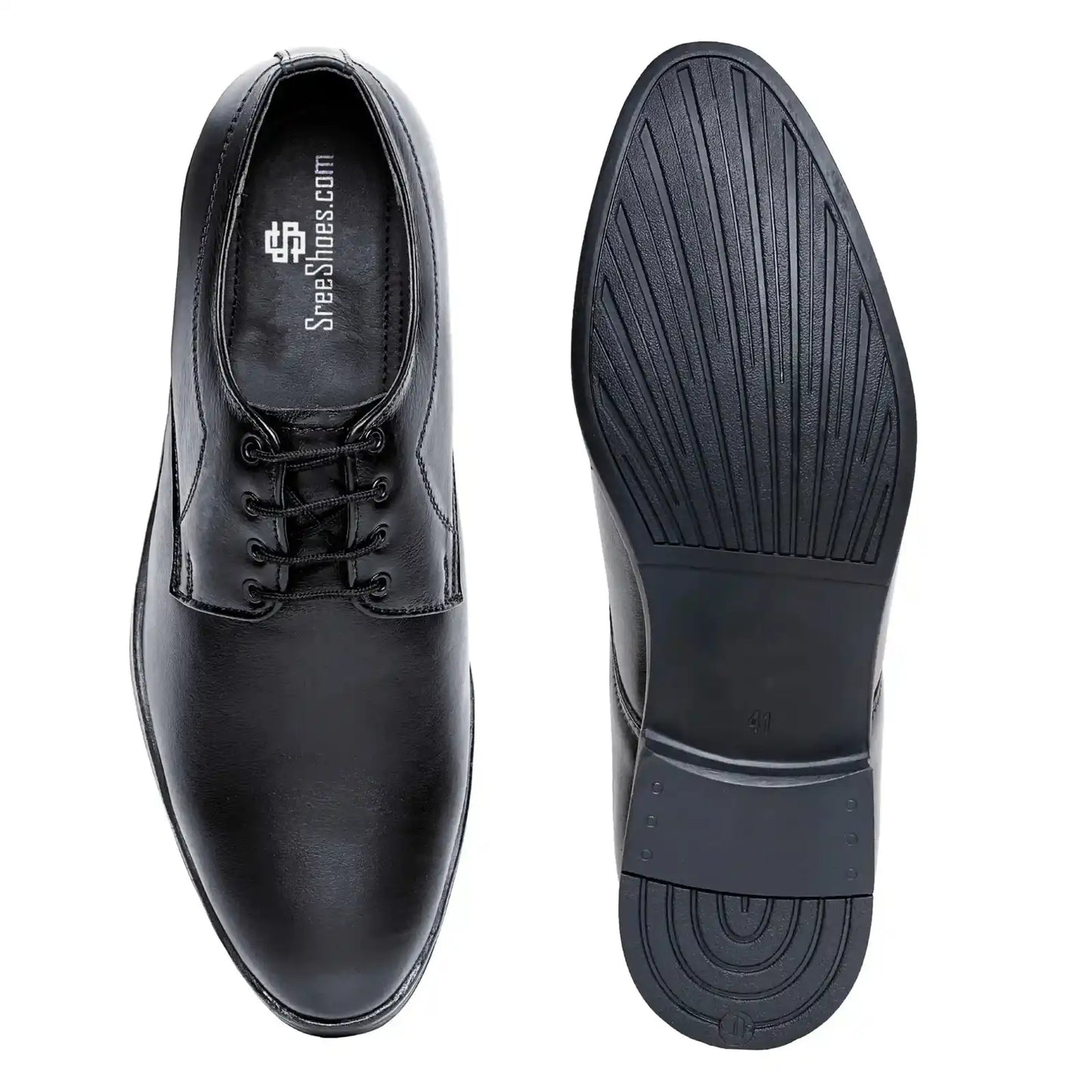 Genuine Leather Formal Shoes Lace Up