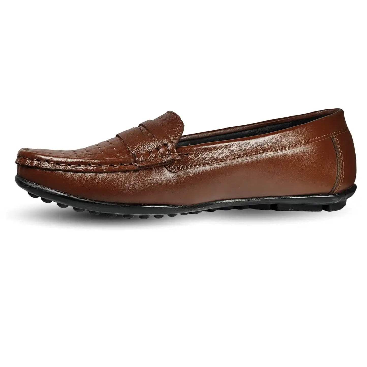 Formal Loafers for Ladies Pure Leather Office Slip On shoes for Women