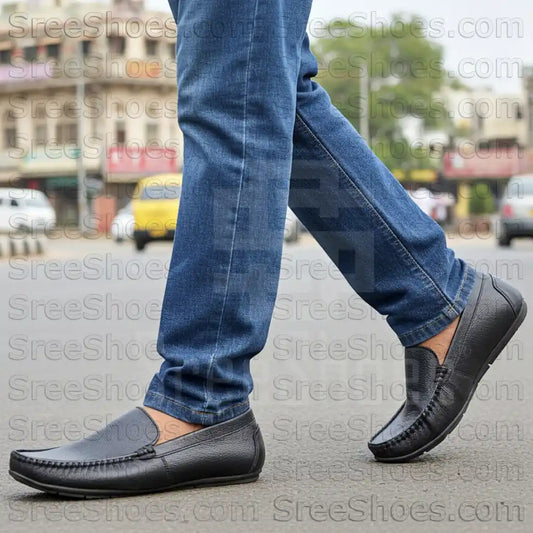 Genuine Leather Loafers for Men Slip On Shoes