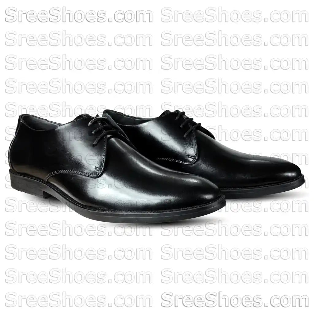 Men's Derby Formal Shoes Pure Leather Comfort Lace Up Dress Shoes