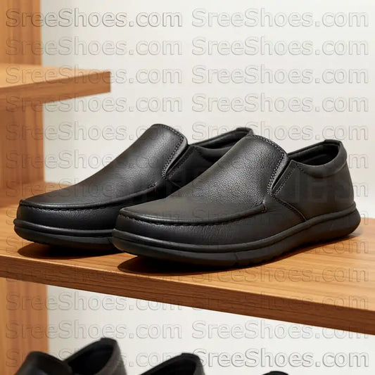 Formal Loafers for Men Pure Leather Comfort Slip On Shoes