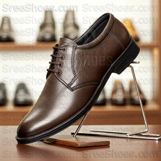 Lace Up Pure Leather Shoes For Men