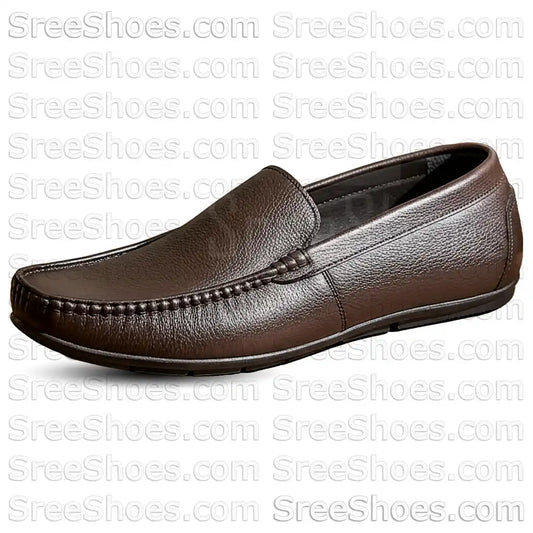 Moccasin Loafers for Men Pure Leather comfort Slip On Shoes