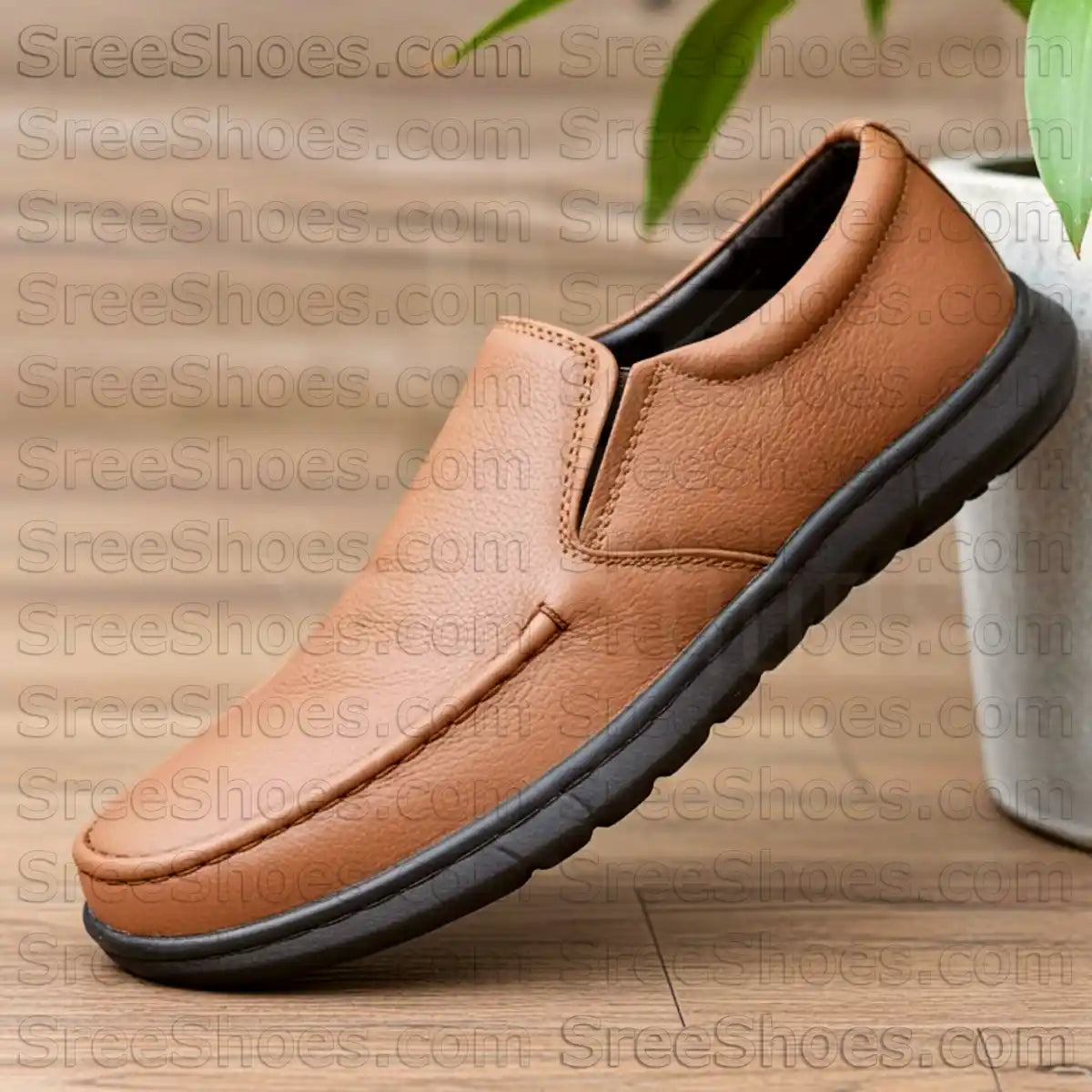 Formal Loafers for Men Pure Leather Comfort Slip On Shoes