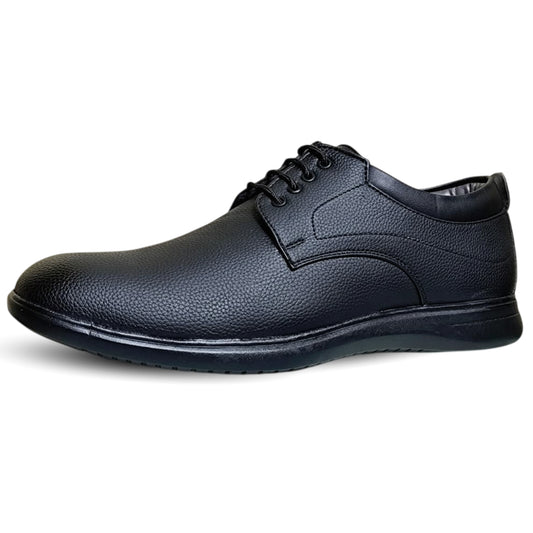 Black Formal Comfort Shoes for Men Derby Light Weight Lace Up