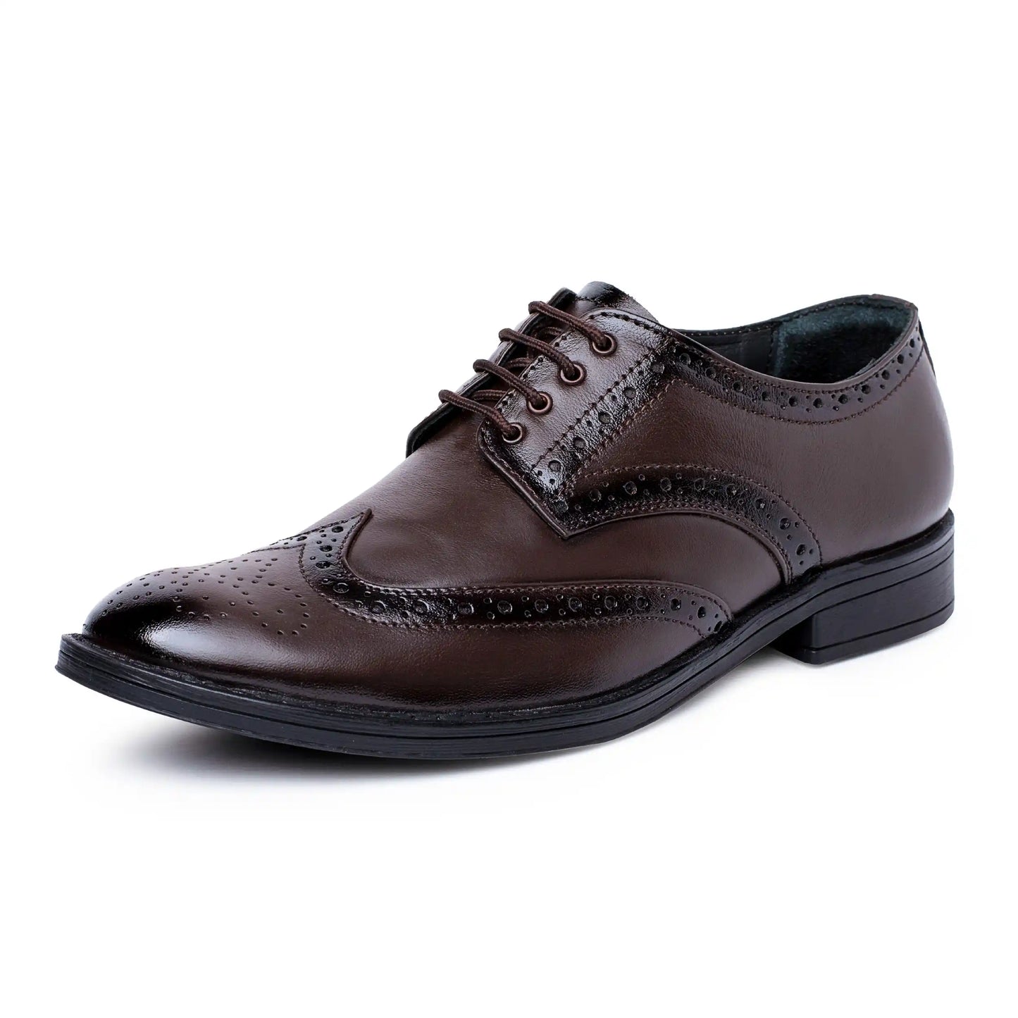 Men Pure Leather Brogue Shoes