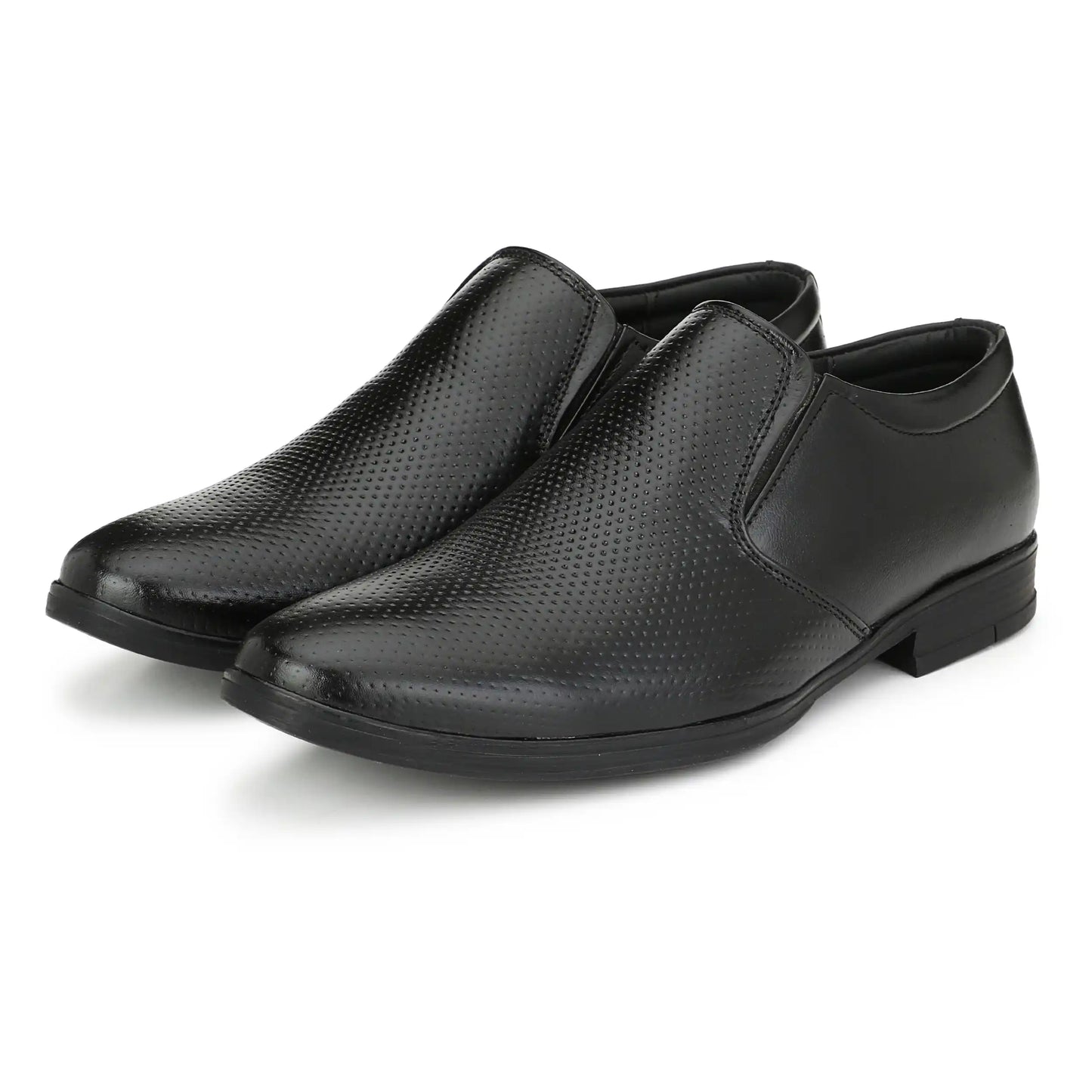 Slip On for Men Dotted Pure Leather Formal Shoes