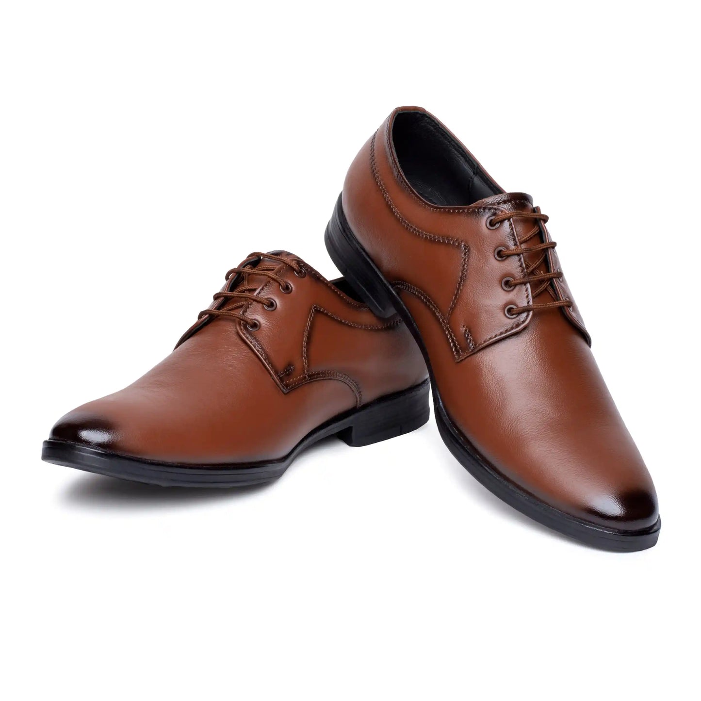 Lace Up Pure Leather Formal Shoes for Men