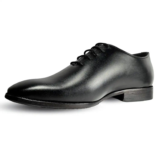 Wholecut Oxford Pure Leather (Full Grain) Dress Shoes for Men Black