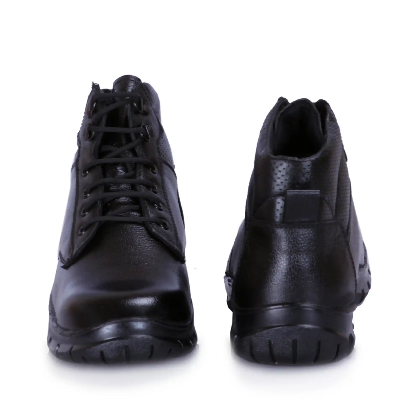 Pure Leather Ankle Shoes Combat Boots for Men