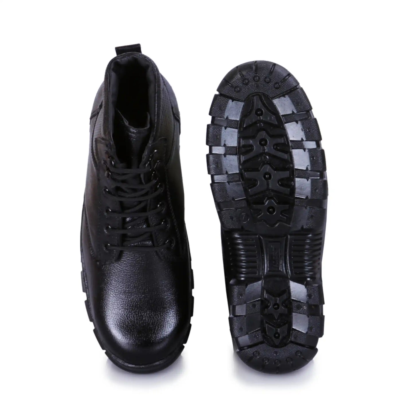 Pure Leather Ankle Shoes Combat Boots for Men