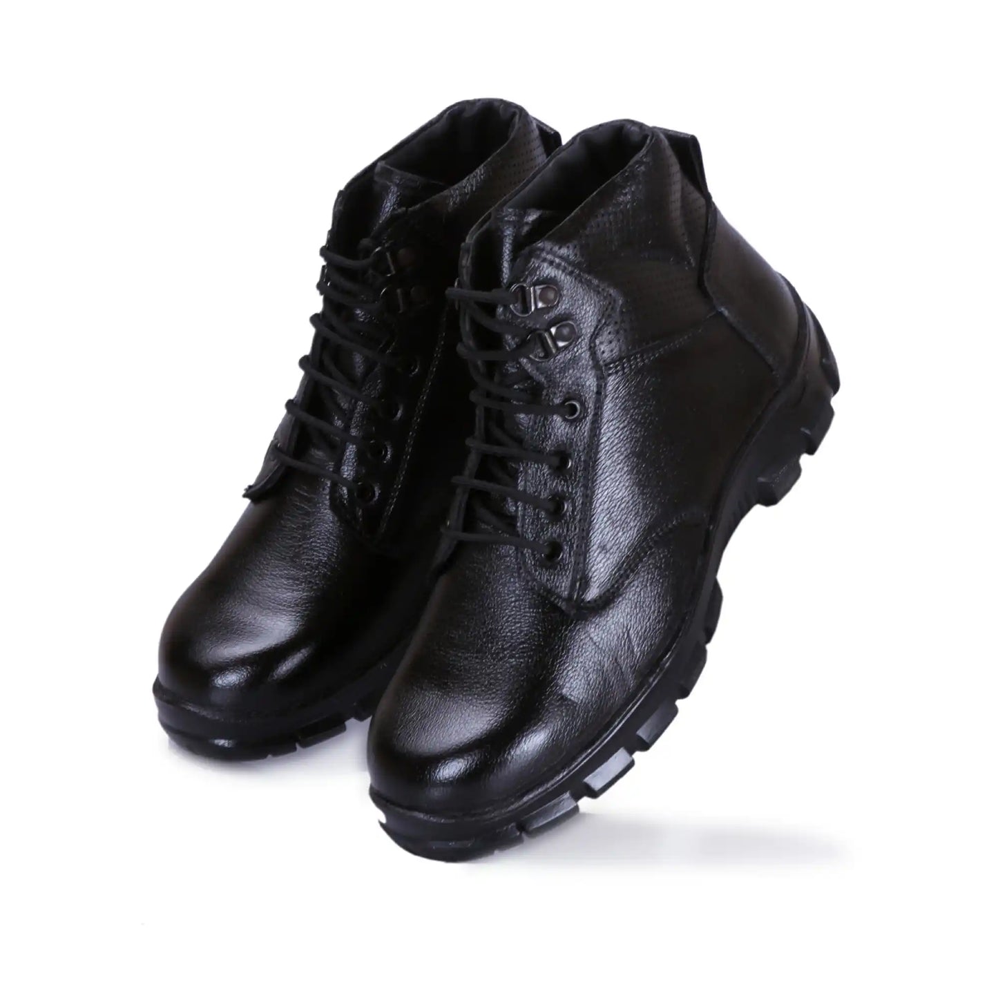 Pure Leather Ankle Shoes Combat Boots for Men