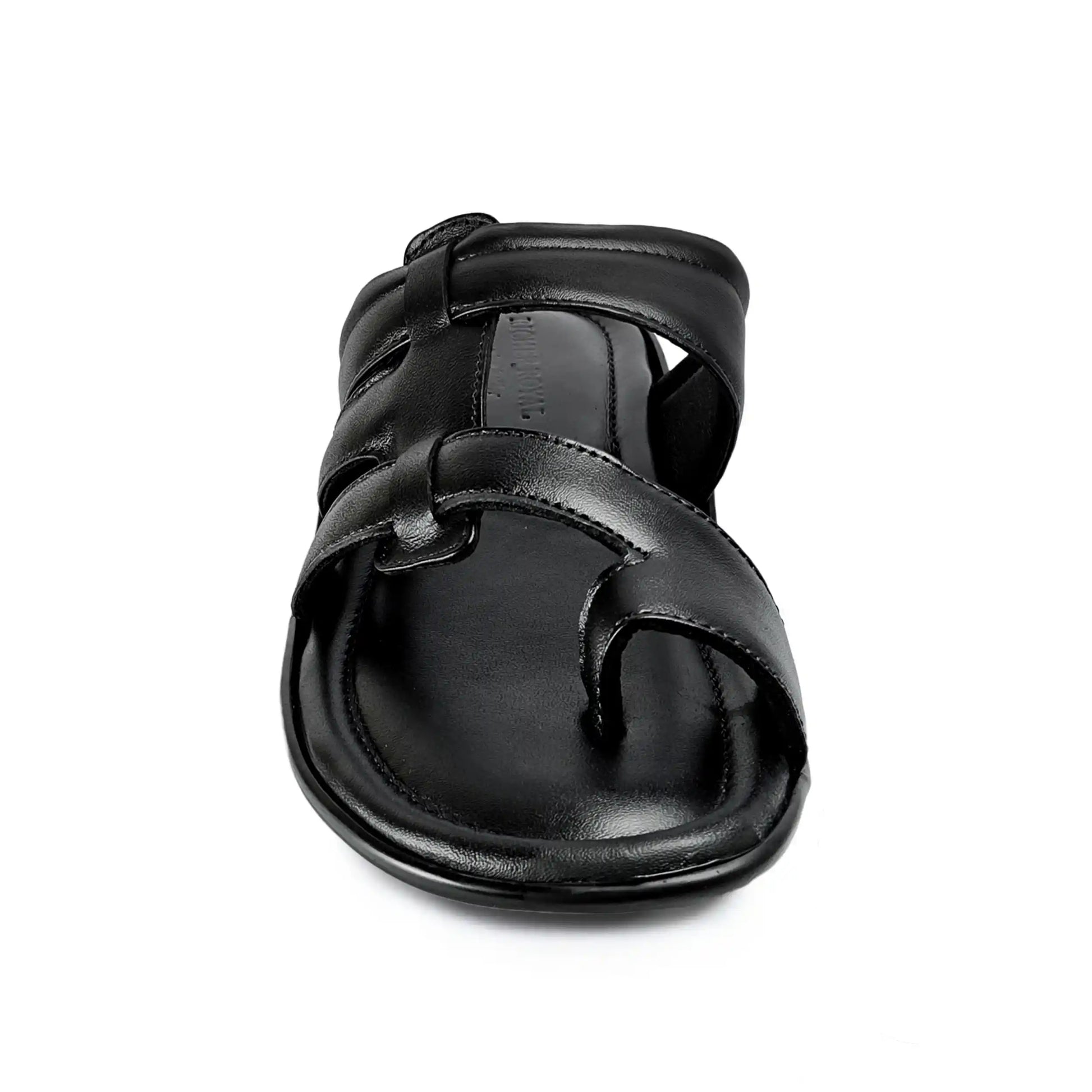 Men Genuine Leather Sandals Formal Slider Slippers SREE SHOES