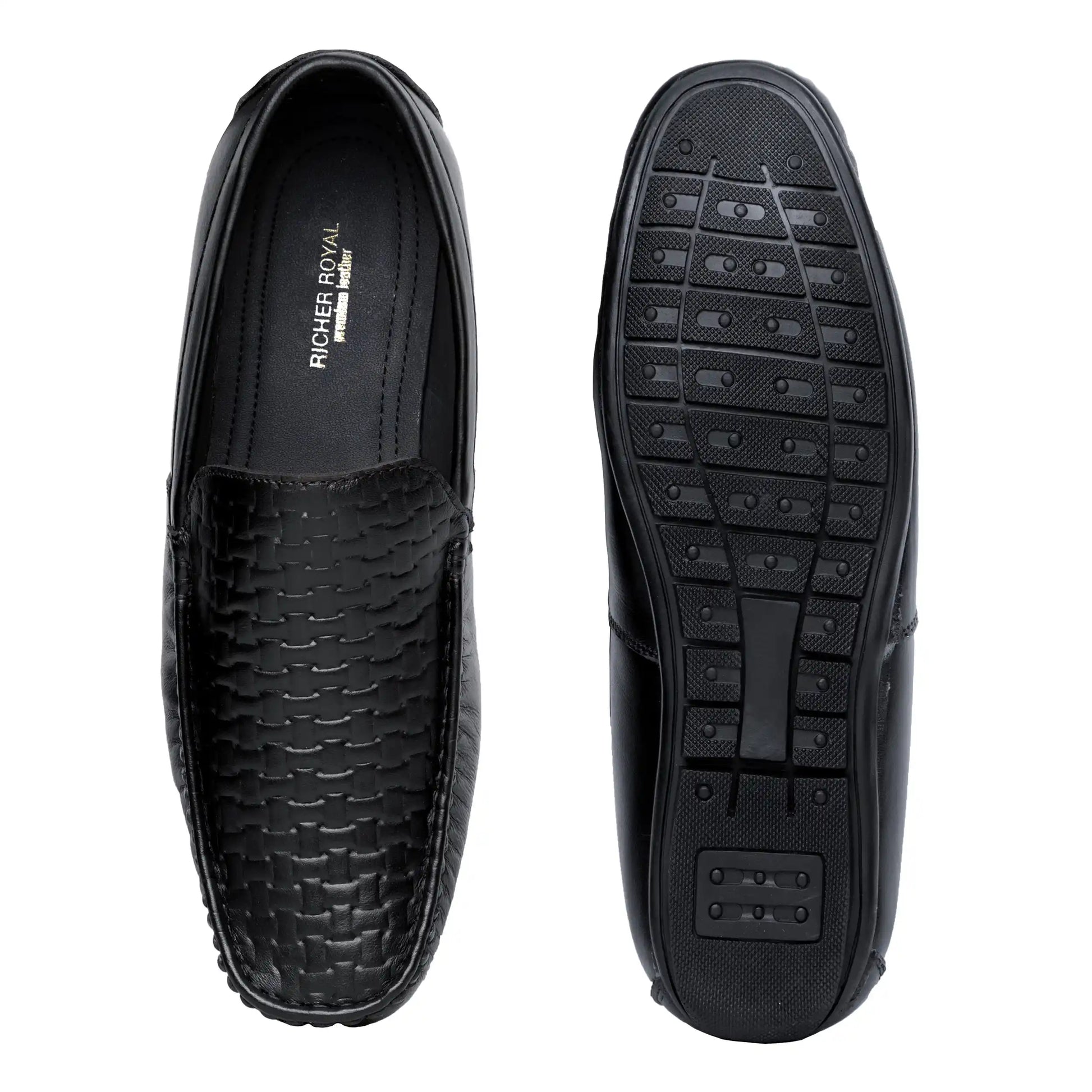 Genuine Leather Rattan Loafers for Men â SREE SHOES