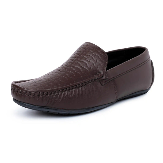 Men Pure Leather Moccasins Loafer Shoes
