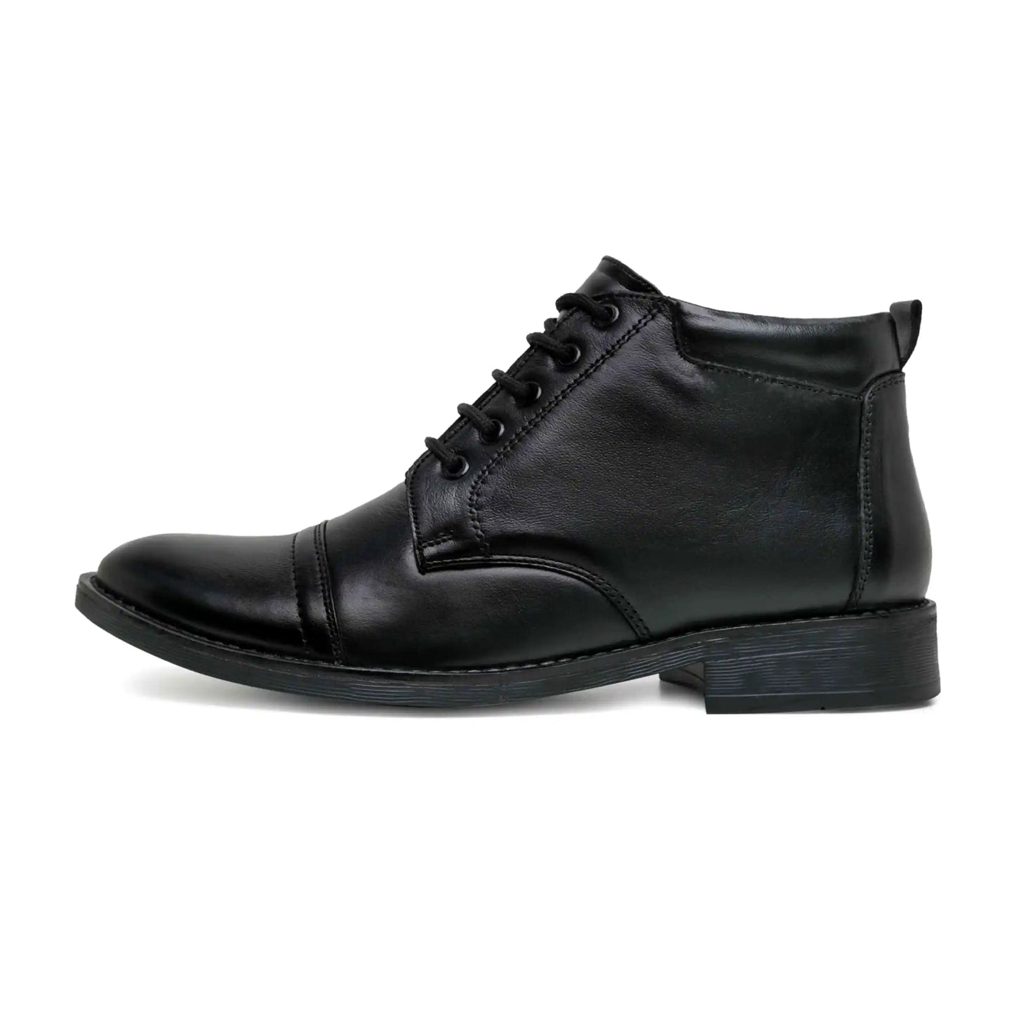 Men Pure Leather Ankle Boots