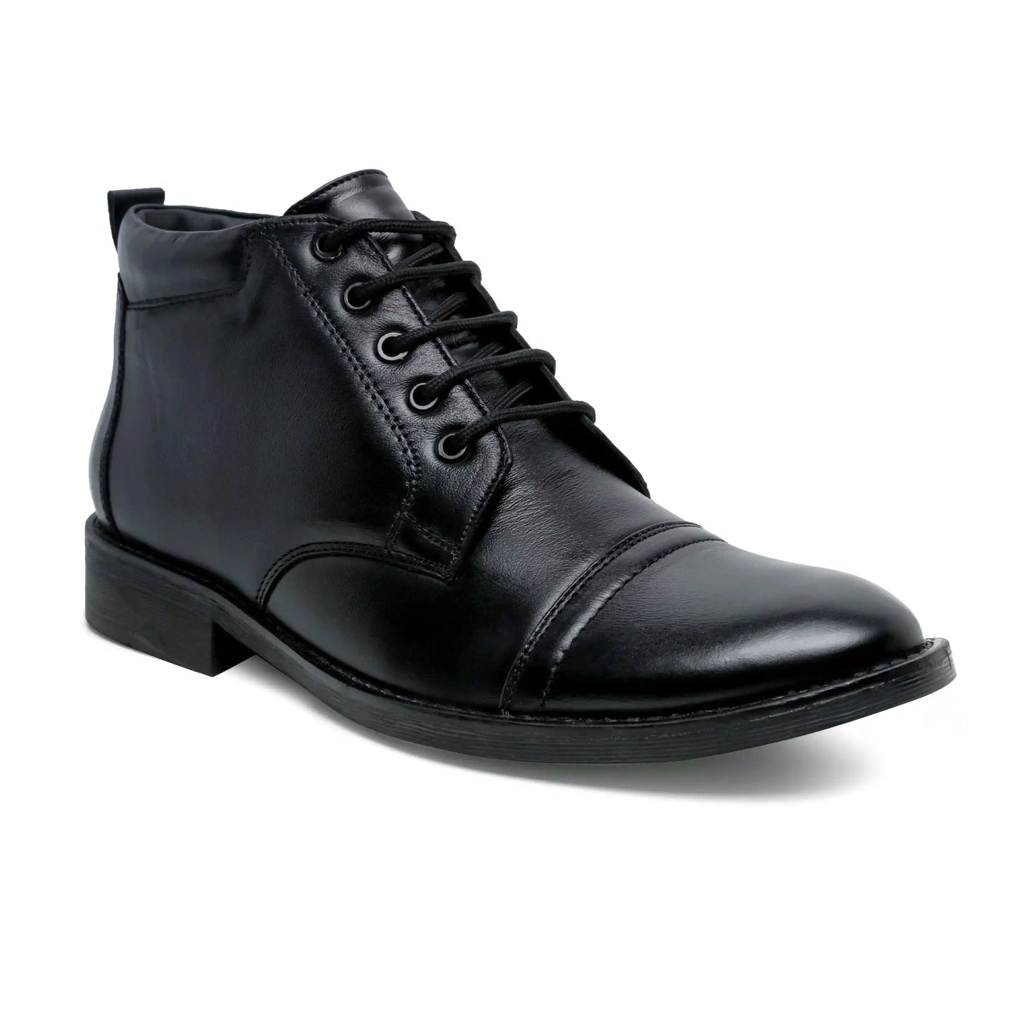 Men Pure Leather Ankle Boots