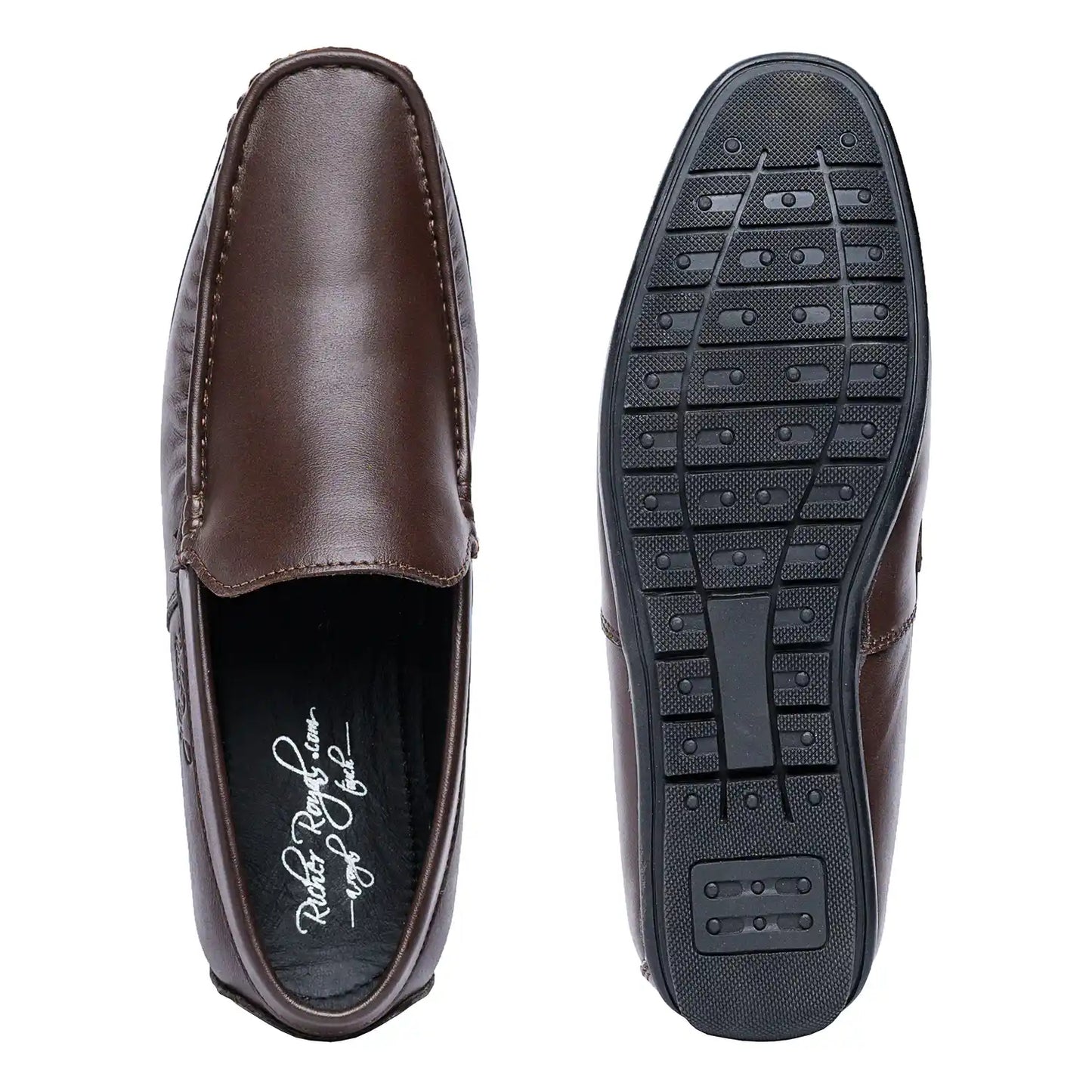 Moccasin Loafers for Men Pure Leather comfort Slip On Shoes
