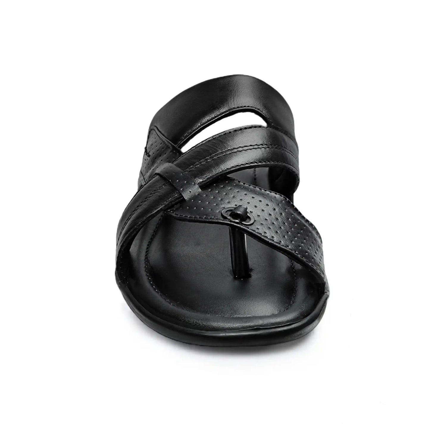 Men Pure Leather Sandals Formal Slippers