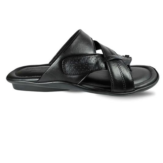 Men Pure Leather Sandals Formal Slippers