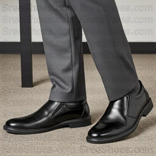 Formal SlipOn Shoes Pure Leather Dailywear Comfort Loafer Dress Shoes