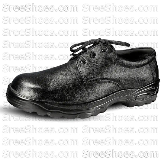 Derby Formal Shoes Pure Leather Comfort Dailywear Shoes for Men Black