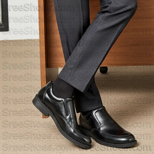 Pure Leather Formal Slip On Shoes Dailywear Comfort Loafers Dress Shoes