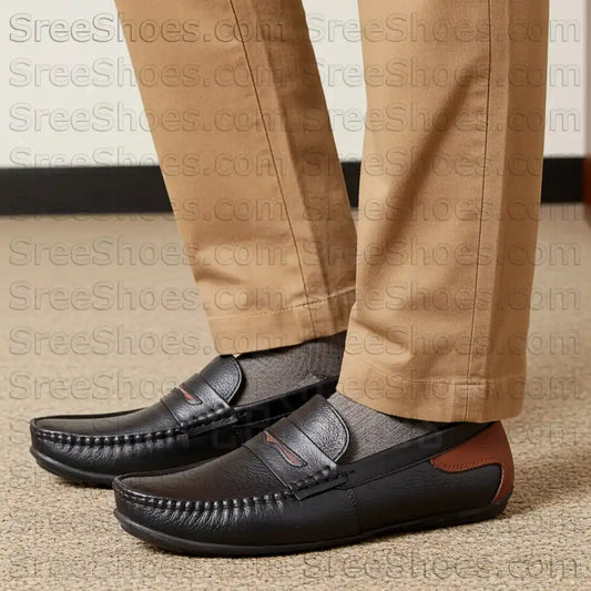 Genuine Leather Loafers for Men