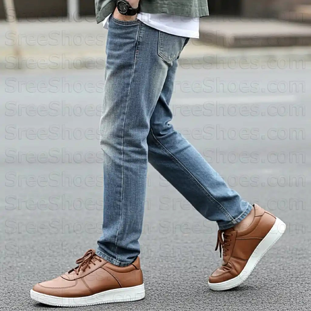 Mens Sneakers Pure Leather Casual Shoes DRIP 2.0