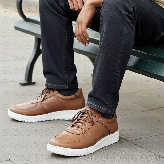 Mens Sneakers Pure Leather Casual Shoes DRIP 2.0