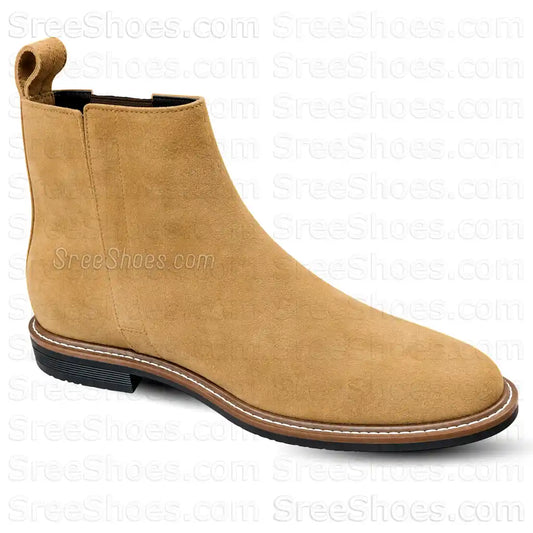 Men's Premium Suede Leather Chelsea Boots