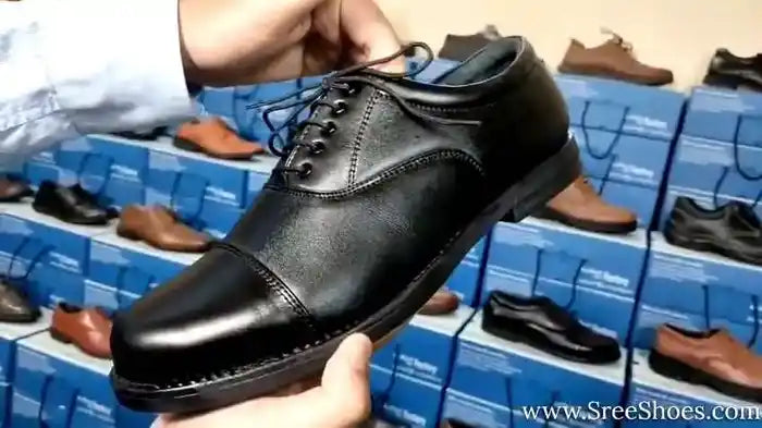 Leather Oxford Police Shoes
