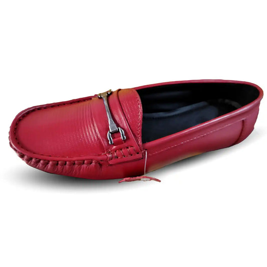 Ladies Loafers Pure Leather Bit Moccasin for Women Designer Girls Slip On Shoes