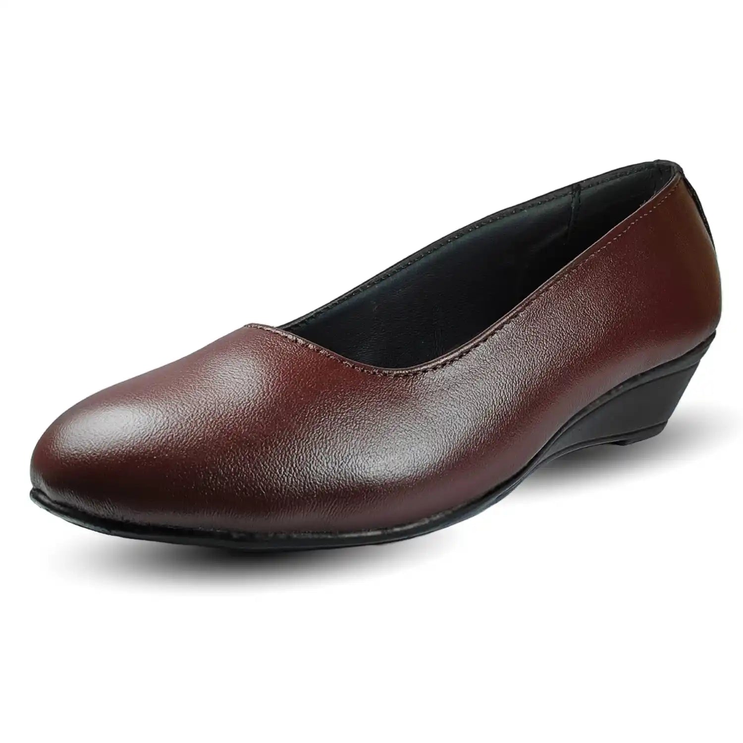 Office Bellies for Ladies Pure Leather Formal Belly shoes for Women  3UK/37 Brown
