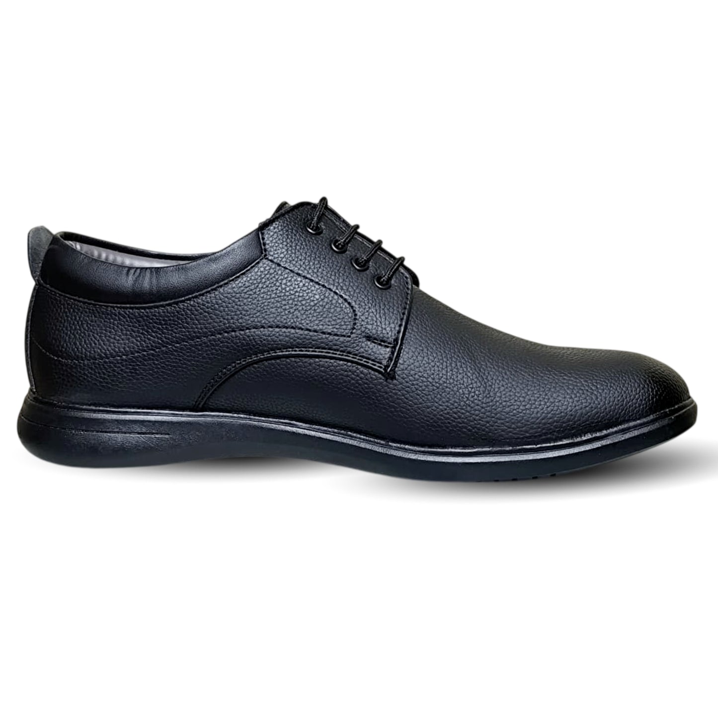 Black Formal Comfort Shoes for Men Derby Light Weight Lace Up