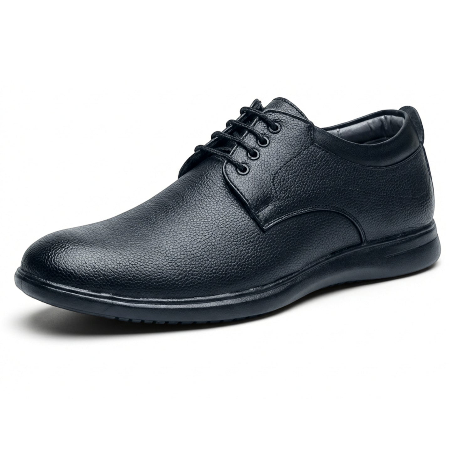 Black Formal Comfort Shoes for Men Derby Light Weight Lace Up