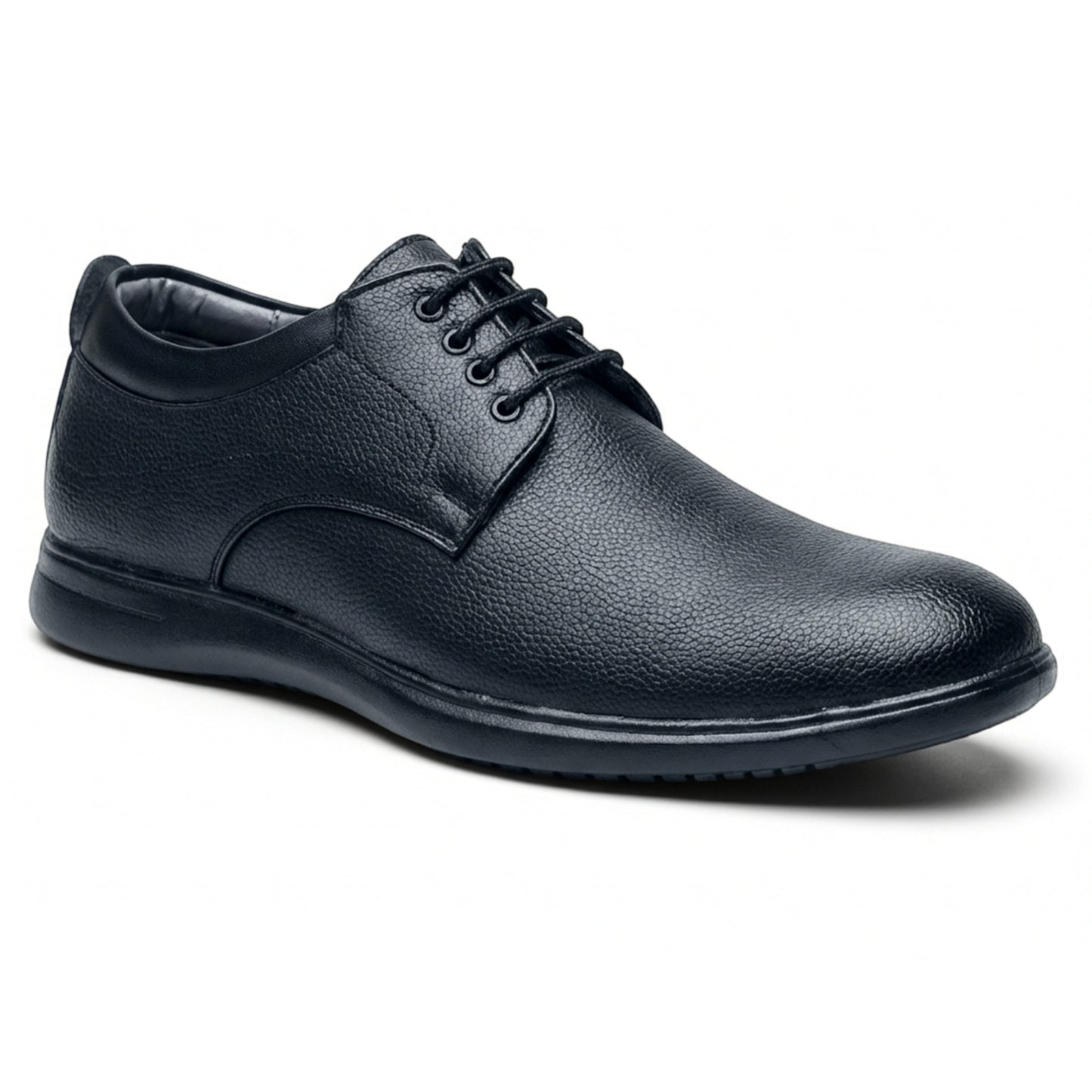 Black Formal Comfort Shoes for Men Derby Light Weight Lace Up