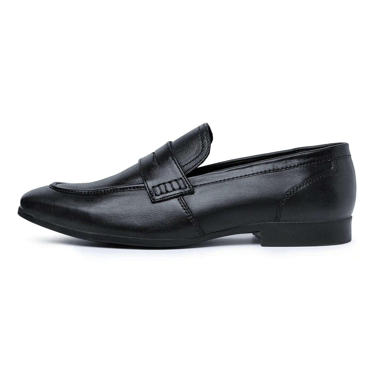 Men Pure Leather Penny Loafer Slip On Shoes