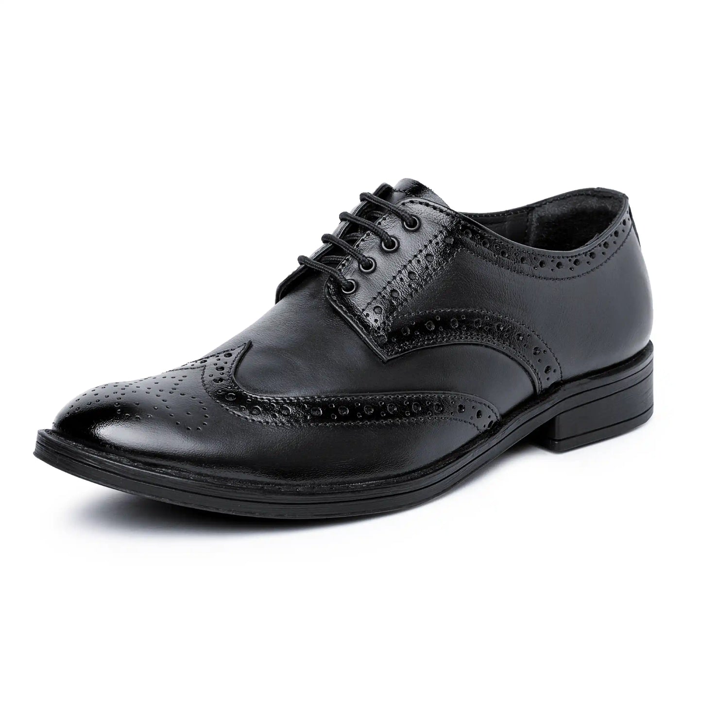 Men Pure Leather Formal Brogue Shoes