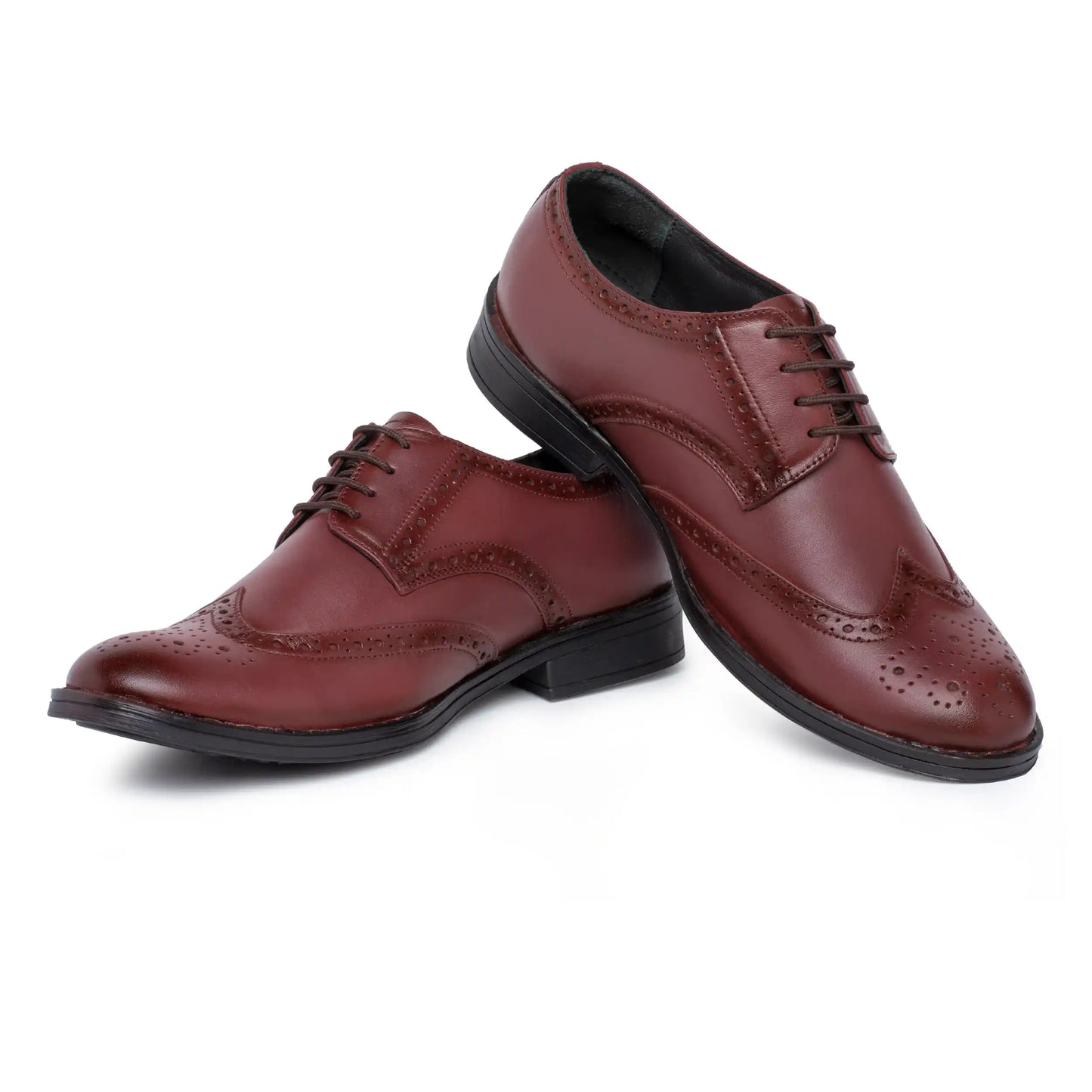 Formal Brogue Pure Leather Shoes For Men