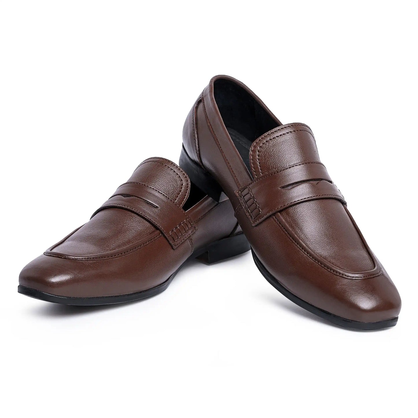 Men Loafers Pure Leather Slip On Shoes