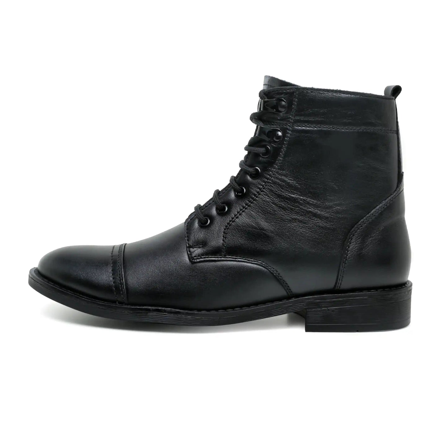 Genuine Leather High Neck Boots Ankle Shoes