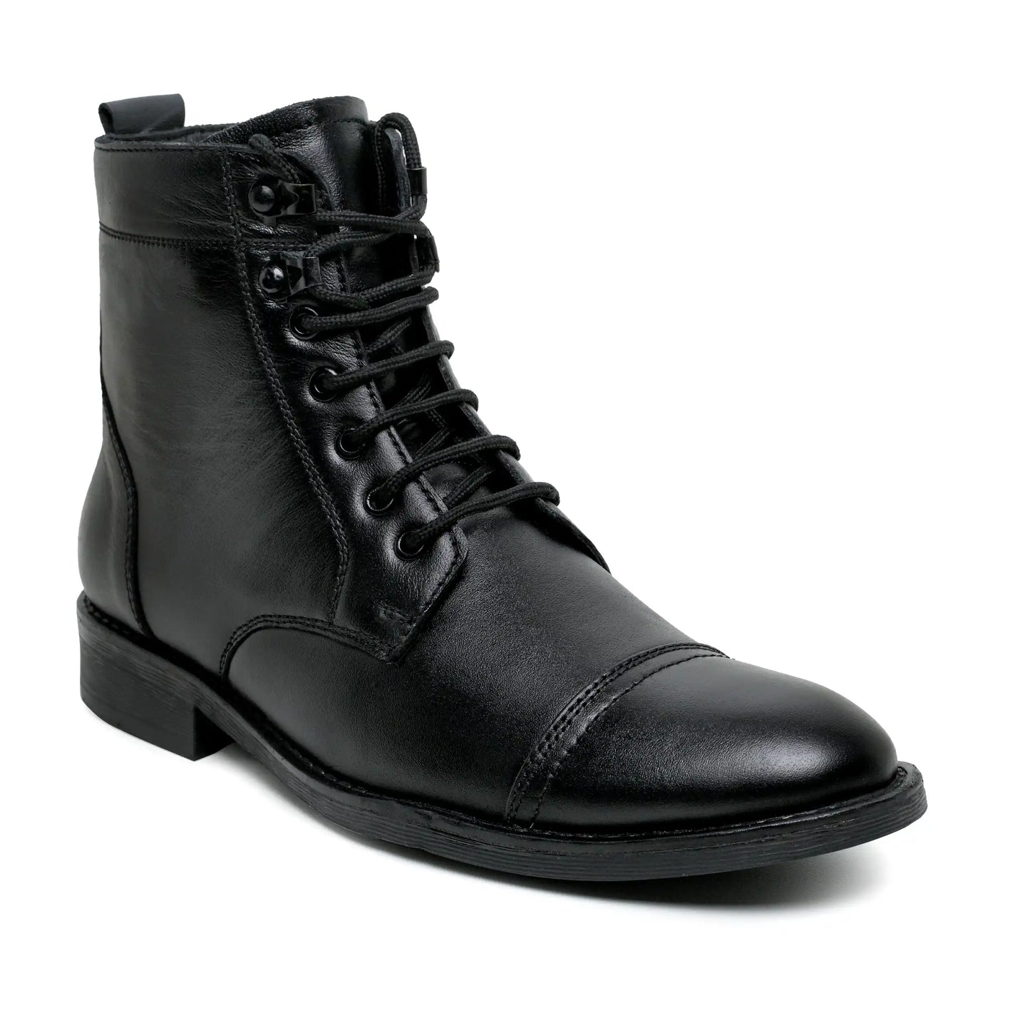 Genuine Leather High Neck Boots Ankle Shoes