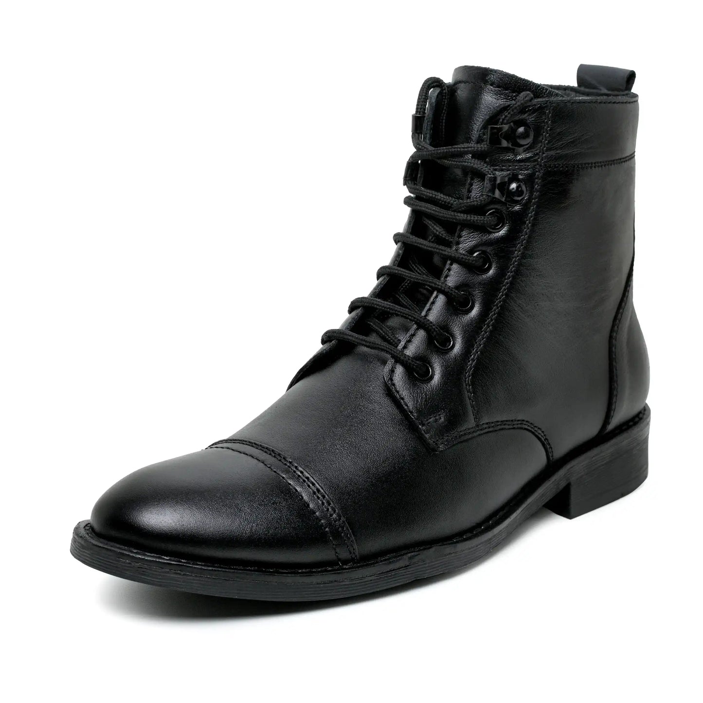 Genuine Leather High Neck Boots Ankle Shoes