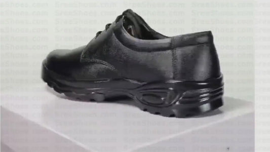 Derby Formal Shoes Pure Leather Comfort Dailywear Shoes for Men Black