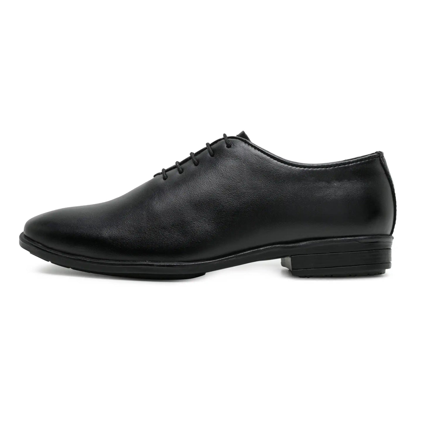 Black Wholecut Oxford Pure Leather Shoes