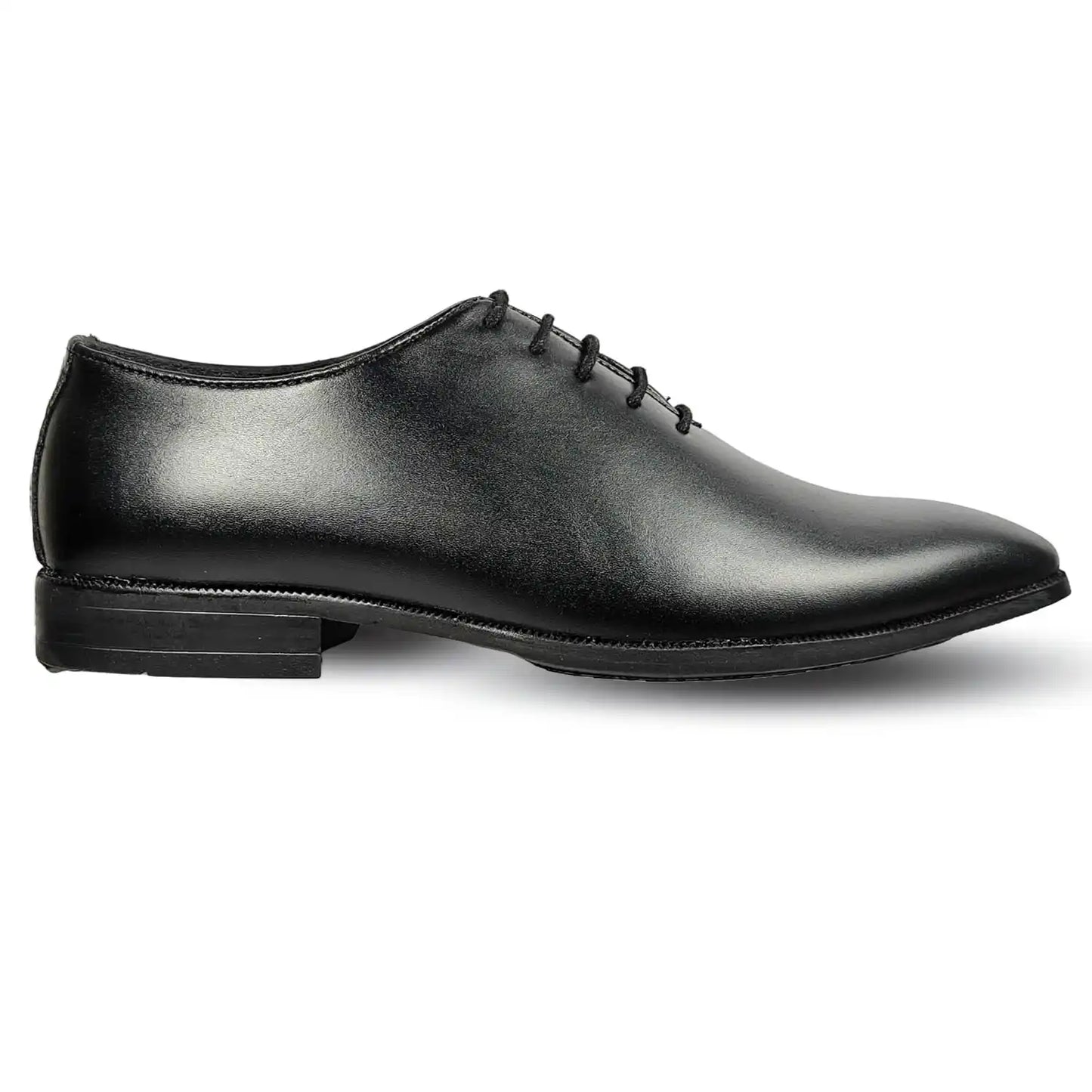 Wholecut Oxford Pure Leather (Full Grain) Dress Shoes for Men Black