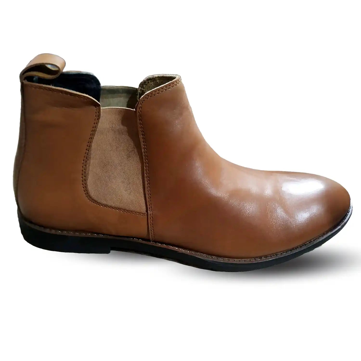 Pure Leather (Full Grain) Chelsea Boots for Men – Sree Shoes Pure Leather (Full Grain) Chelsea Boots for Men – Sree Shoes